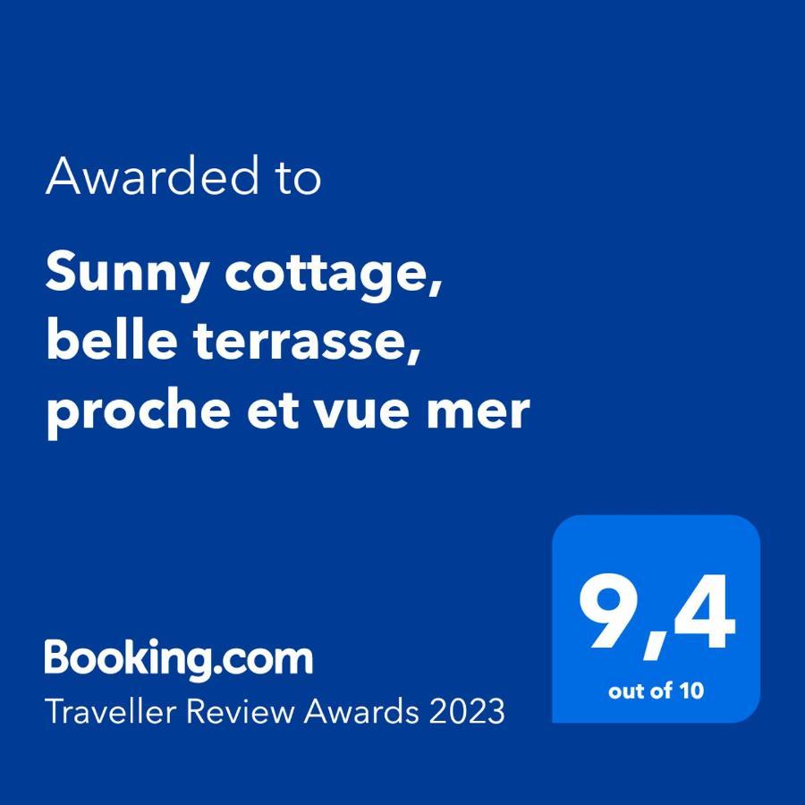 Sunny Cottage, Belle Terrasse, Proche Et Vue Mer Sainte-Luce Exteriör bild